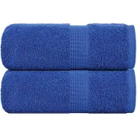 vidaXL Douchehanddoeken 4 st 70x140 cm 360 g/m² 100% katoen blauw