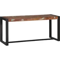 vidaXL Bank Massief Mango Hout