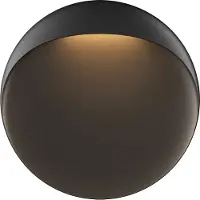 Louis Poulsen Flindt Buiten Wandlamp Ø 200 mm | Black texture | 2700 K
