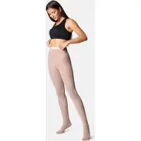 Bellivalini Dames Panty - 100 DEN - Medium gloss - Katoen - BLV-GI-1114 - Lichtbeige - S