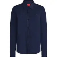 HUGO Blouse 'The Essential' donkerblauw