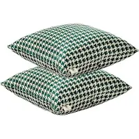 Ce - Sierkussenhoes - 40x40cm - Groen Pepitka