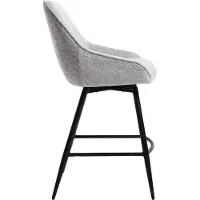 Tower Living Barstoel Trino Trenza 8 Oyster Draaibaar - Set van 2