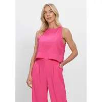 Studio Amaya Dames Tops & T-shirts Cadenece Top - Fuchsia - Maat L