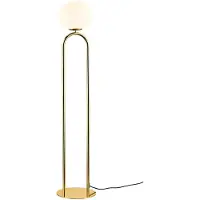 Nordlux Vloerlampe by Nordlux, Shapes, Goud / Messing, Woonkamer, Glas, Designer