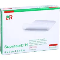Lohmann & Rauscher Suprasorb H Hydrocolloïdverband Fijn 5x5cm 10 St Verband(en)