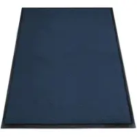 Miltex Vuilopvangmat Eazycare Style - high twist nylon en Niltril rubber - antistatisch - UV-bestendig - afwasbaar - 800 x 1200 mm - staalblauw