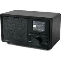Soundmaster DAB 350SW - DAB+/FM-radio met dimbaar 2,4” kleurendisplay en voorkeuzezender, USB, hoorboekfunctie, klok en wekker