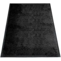 Miltex Vuilopvangmat Eazycare Style - high twist nylon en Niltril rubber - antistatisch - UV-bestendig - afwasbaar - 800 x 1200 mm - diepzwart
