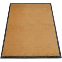 Miltex Vuilopvangmat Eazycare Style - high twist nylon en Niltril rubber - antistatisch - UV-bestendig - afwasbaar - 800 x 1200 mm - bruin beige