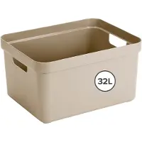 Sunware Sigma Home opbergbox 32L - 44.5x34.5x24.3 cm - Beige