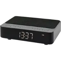Soundmaster - UR250AN - DAB+ wekkerradio met QI laadfunctie - nachtverlichting - voorkeuzezender