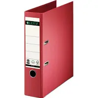 Leitz volkarton-ordner, 180 graden, DIN A4, 80 mm, rood