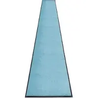 Miltex vuilvangmat Eazycare Style, hoekig, antistatisch, UV-bestendig, afwasbaar, high twist nylon & niltril rubber, 850 x 3000 mm, pastelblauw