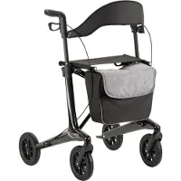 Multimotion - Carbon rollator maat M - 5,5 kg - Softwielen - Carbonkleur