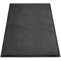 Miltex Vuilopvangmat Eazycare Style - high twist nylon en Niltril rubber - antistatisch - UV-bestendig - afwasbaar - 800 x 1200 mm - zwart-grijs