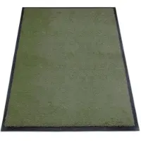 Miltex Vuilopvangmat Eazycare Style - high twist nylon en Niltril rubber - antistatisch - UV-bestendig - afwasbaar - 800 x 1200 mm - chroom oxide groen