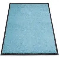 Miltex Vuilopvangmat Eazycare Style - high twist nylon en Niltril rubber - antistatisch - UV-bestendig - afwasbaar - 800 x 1200 mm - pastelblauw