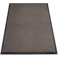 Miltex Vuilopvangmat Eazycare Style - high twist nylon en Niltril rubber - antistatisch - UV-bestendig - afwasbaar - 800 x 1200 mm - grijs-bruin