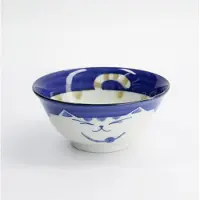 Tokyo Design Studio The Oriental Shop Bekers Cat Tayo Kom Blauw