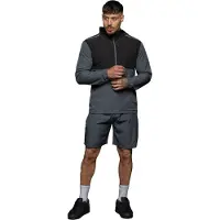 Kruze By Enzo Kruze | Heren Geweven Jas & Korte Broek Set