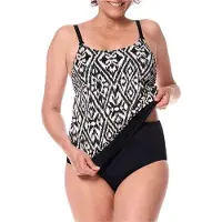 AMOENA prothesetankini Salta - Zwart - Maat 40 - Cup C