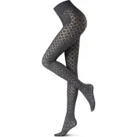 Oroblu Loop Panty - 80/20 denier - Zwart melange - Maat M