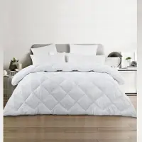 Kasteel - Eenpersoons Dekbed 140x200 Wit | Enkel Dekbed | Anti-allergisch - Hoogwaardige Micropercal | 350 GSM