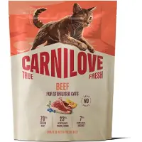 Carnilove True Fresh Cat Dry Beef for Sterilised Adult All Breeds 400 g