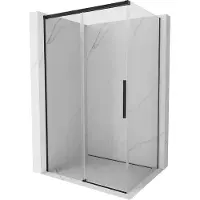 Mexen Rox douchecabine verschuifbaar 145 x 90 , transparant, zwart - 8C2-145-090-70-00