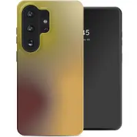 Selencia Vivid Backcover voor de Samsung Galaxy S26 Ultra - Gradient Olive Dust