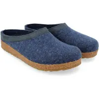 Haflinger Grizzly Torben Jeans 713001 Pantoffels | Maat 38