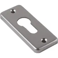 Ami 2 PC-plaatjes rechthoekig aluminium F1