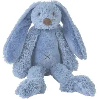 Happy horse Konijn Richie Knuffel 38cm - Donkerblauw - Baby knuffel