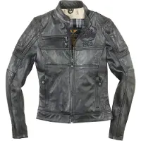 Black-Cafe London Shona II Dames Leren Motorjas Maat S