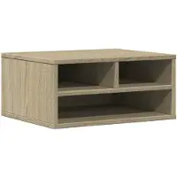 vidaXL Printerkastje 49x40x22,5 cm bewerkt hout sonoma eikenkleurig
