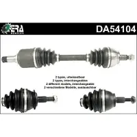 ERA Benelux DA54104 Aandrijfas