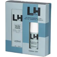 Lierac Men Essentiële Verzorging 3-in-1 | Anti-Age Global Fluid + Deodorant Gratis 1 St Set