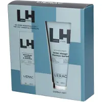 Lierac Men Essentiële Verzorging 3-in-1 | Energizing Hydraterende Gel + Gratis Douchegel 1 St Set