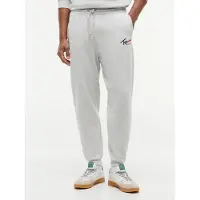 Tommy Hilfiger Broek 'Signature Logo Cuffed' lichtgrijs