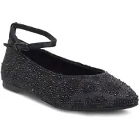 Tamaris Ballerina met riempjes grijs / zwart