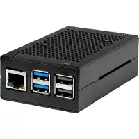 Joy-It RB-AlucaseP5-01B SBC-behuizing Raspberry Pi Aluminium Zwart