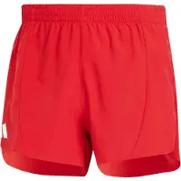 Adidas Sportbroek 'Adizero Essentials' rood / offwhite