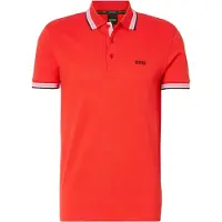 BOSS Shirt 'Paddy' rood / zwart / wit