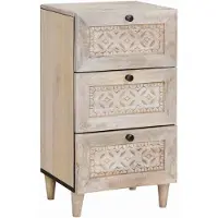vidaXL Dressoir met lade Wit 33,5 x 40 x 75 cm