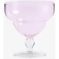 Nordal Crocus glazen roze set van 6 stuks
