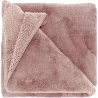 Unique living | plaid torvah 150x200cm old pink