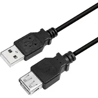 Logilink CU0012B USB-kabel USB 2.0 5 m USB A Zwart