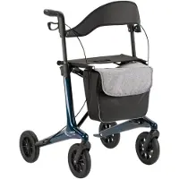 Multimotion - Carbon rollator maat M - 5,5 kg - Softwielen - Blauw