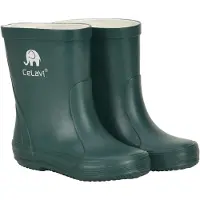 CeLaVi regenlaarzen Wellies junior rubber donkergroen